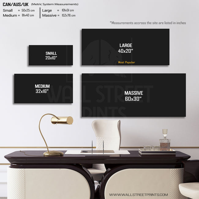 GOLD HUNDRED DOLLAR BULL Wall Street Prints