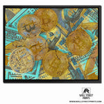 BITCOINS & BENJAMINS Wall Street Prints