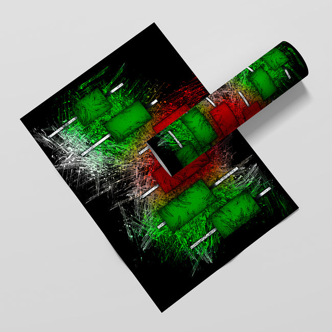 MODERN CANDLESTICKS | PRINT Wall Street Prints