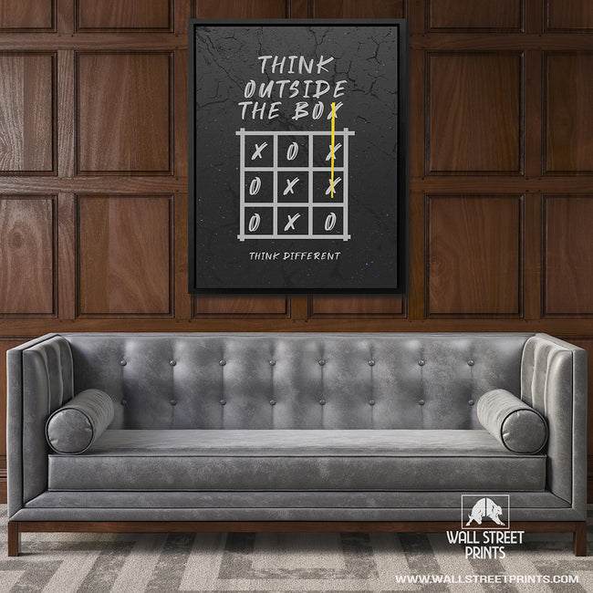 THINK OUTSIDE THE BOX Wall Street Prints