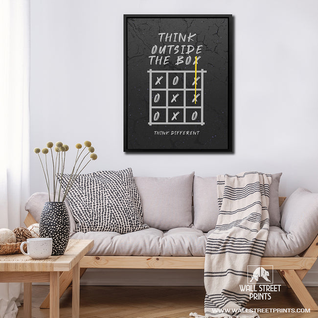 THINK OUTSIDE THE BOX Wall Street Prints