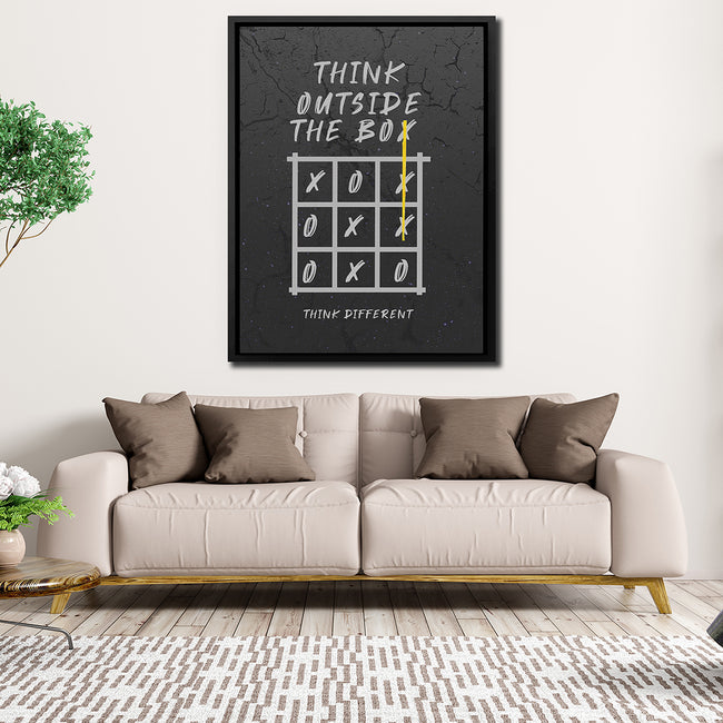 THINK OUTSIDE THE BOX Wall Street Prints