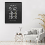 THINK OUTSIDE THE BOX Wall Street Prints