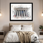 NYSE BUILDING (LIGHT BACKGROUND) | PRINT Wall Street Prints