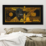 GOLD HUNDRED DOLLAR BULL Wall Street Prints