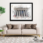 NYSE BUILDING (LIGHT BACKGROUND) | PRINT Wall Street Prints