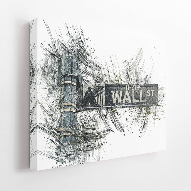 WALL STREET SIGN Wall Street Prints