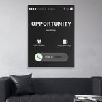 OPPORTUNITY IS CALLING Wall Street Prints